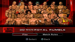 WWE SmackDown vs Raw 2006  ROYAL RUMBLE [upl. by Aretha]