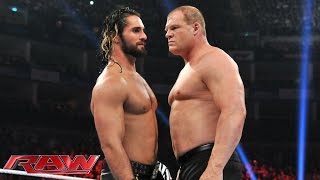 Kane vs Seth Rollins Raw April 13 2015 [upl. by Themis773]