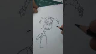 SKETCHING ELIZA THORNBERRY FROM NICKELODEONS THE WILD THORNBERRYS strange design shorts [upl. by Leavy]