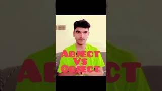 Abject vs object English Vocabulary Speaking Writing Ppsc Fpsc Exams Ots [upl. by Bromleigh445]