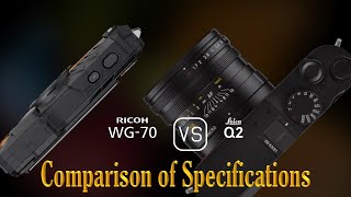 Ricoh WG70 vs Leica Q2 A Comparison of Specifications [upl. by Berthold67]