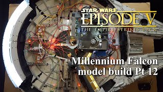 DeAgostini Millennium Falcon Customized Build Pt 12 Install Interior and Light Blocking [upl. by Lirpa]