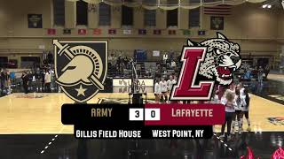 Army vs Lafayette Volleyball [upl. by Bogoch]