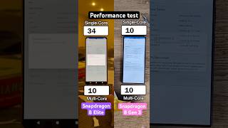 Qualcomm Snapdragon 8 Elite vs Snapdragon 8 Gen 3 performance test [upl. by Enaira]