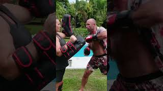 5 Techniques muay thai Boxing workout Boxe combo Enchaînement thaï muaythai combo boxing [upl. by Ennaear]