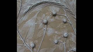 Plaster Botanical Bas Relief Artwork [upl. by Marisa]