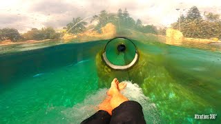 Aquatica Thrill Water Slides POV  Aquatica Water Park 2020 [upl. by Noicpesnoc]