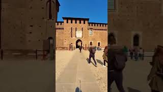 Italy CASTELLO SFORZESCO MILANO shorts milan travelitaly shortsitalia [upl. by Curtice]