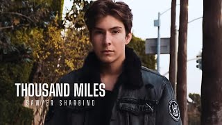 Kid Laroi Thousand Miles Cover by Sawyer Sharbino  Official Music Video [upl. by Saiasi]