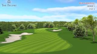 PGA National  Hole 1 Flyover [upl. by Tacye]