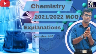 GCE Advanced Level 20212022 Chemistry MCQ 110 Explanation [upl. by Doig]