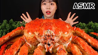 ASMR🦀 대왕 킹크랩 4KG 제일 큰 사이즈 먹방 MUKBANG SEAFOOD GIANT KING CRAB EATING SOUND [upl. by Weingartner397]