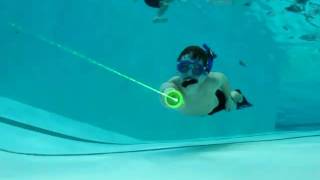 Testing the SCULASER  Underwater Laser [upl. by Bethanne]