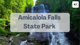 Amicalola Falls State Park 4k  Georgia Hikes  Georgia State Parks  Georgia Waterfalls [upl. by Ebsen]