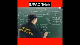 IUPAC Naming Trick shorts NEET IITJEE iupac [upl. by Elboa]