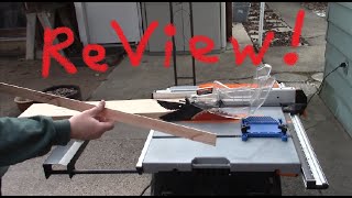 WEN 3720 10 inch Table Saw REVIEW [upl. by Yrojram645]