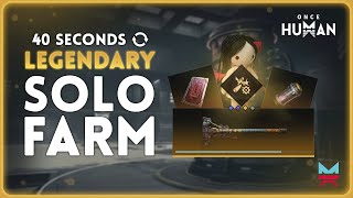 Solo farm ANY legendary mod in under a minute  Once Human [upl. by Pascoe]