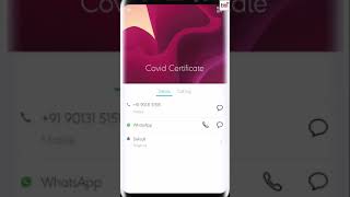 How to download COVID vaccination certificate on whatsapp [upl. by Donahue]