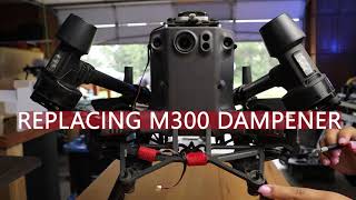 Replacing a gimbal vibration dampener on DJI Matrice 200210300350 [upl. by Junia435]