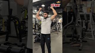 🥵ARNOLD PRESS SHOULDER WORKOUT ✅ trendingmotivationviralvideofitnessviralshortsshorts [upl. by Teri]