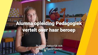 Sylke alumna opleiding Pedagogiek vertelt over haar beroep  hogeschool Windesheim [upl. by Amilah]