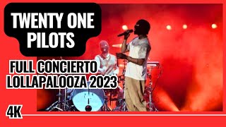 TWENTY ONE PILOTS full concierto  VIP  EN LOLLAPALOOZA ARGENTINA 2023 4K lollapalooza argentina [upl. by Ingelbert]