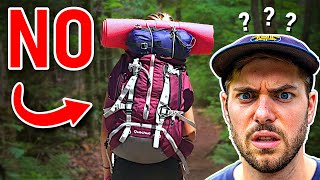 5 STUPID but Common Beginner Backpacking Mistakes learn from them [upl. by Hesther507]