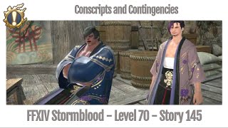 FFXIV Conscripts and Contingencies  Story 145  Stormblood [upl. by Olotrab]