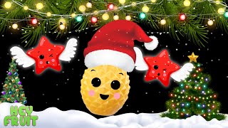 Fruit Sensory Christmas Party  Dancing Party  Nature Fun For Kids Dance Party [upl. by Yenaffit]