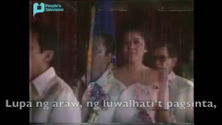 LUPANG HINIRANG  Marcos speech on lifting Martial Law 1981 [upl. by Normandy506]