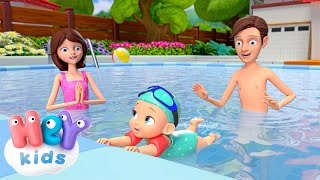 Lerne schwimmen wie ein kleiner Fisch 🏊‍♂️  Bildungslied für Kinder  HeyKids Kinderlieder TV [upl. by Gnoc]