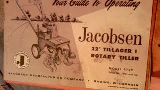 Jacobsen Tillinger Tiller Restore Project [upl. by Eendyc]