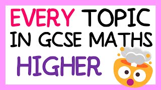 THE ULTIMATE REVISION VIDEO  HIGHER GCSE  GCSE 2024 [upl. by Kizzee]