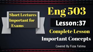 Eng 503Lesson 37Short LectureELTFinal term series [upl. by Hillier]