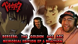 THE BATTLE FOR DOLDREY  BERSERK THE GOLDEN AGE ARC  MEMORIAL EDITION EP6 FIRST TIME WATCHING [upl. by Stoddart118]