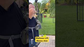 Mathews Lift money shot Backyard bullseye mathewsarchery archery bowhunting hunting ultraview [upl. by Nangem]