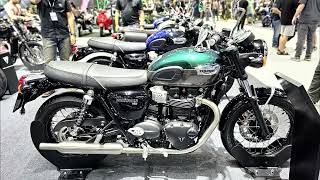 TRIUMPH BONNEVILLE T100 COMPETITION GREENIRONSTONE [upl. by Annahc]