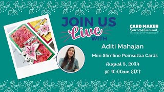 Card Maker Success Summit August 2024  Aditi Mahajan Live QampA [upl. by Charita]