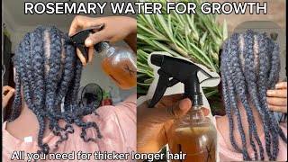 ROSEMARY FOR FULLER LONGER HAIR NO MORE HAIR LOSS [upl. by Liamaj]