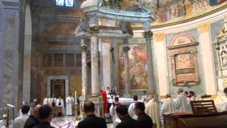 Mozarabic Mass in Rome  4 Pater Noster [upl. by Moseley]