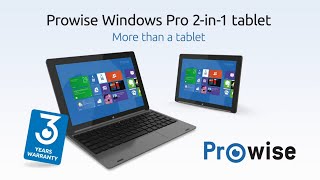 Prowise EducationOnly 101” 32GB 2in1 Windows 81 Tablet [upl. by Krissie]