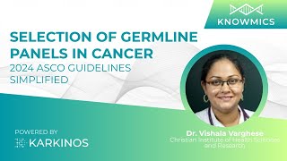 Germline Testing in Lung Cancer by Dr Vishala Varghese [upl. by Lull319]