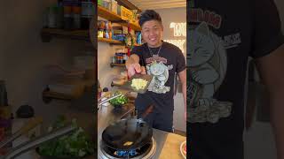 GARLIC BOK CHOY IN 1MIN AT HOME SHORTS WOK CHINESECOOKING FOODIE [upl. by Annayrb]