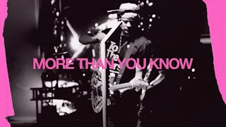 blink182  MORE THAN YOU KNOW Official Lyric Video [upl. by Nutsud458]