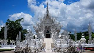 Wat Rong Khun 🇹🇭 thailand chiangrai chiangraithailand chiangraitrip watrongkhun whitetemple [upl. by Croft]