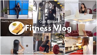 FITNESS VLOG  My Workout Routine  Upper Body Workout amp Healthy Vegetarian Diets 🥗  Gulguli Singh [upl. by Kelleher689]