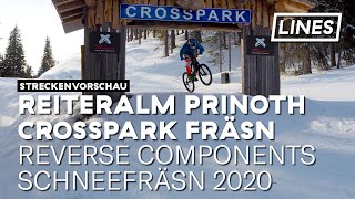 Reiteralm Prinoth Crosspark Fräsn  Streckenvorschau  LINES [upl. by Rafiq]