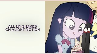 all my shakes on alight motion qr code amp alight link [upl. by Robinette]