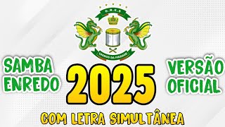 PIEDADE 2025  Sambaenredo Oficial com letra simultânea [upl. by Adnorhs]