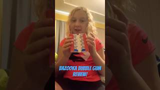 Bazooka Bubble Gum Review [upl. by Yme]